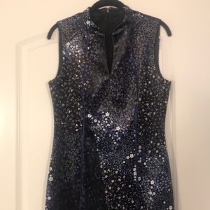 High Neck Fitted Dress